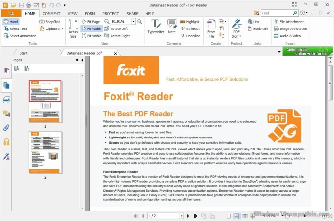 Foxit Reader 2024.1.0.23997 Crack & Activation Key En son