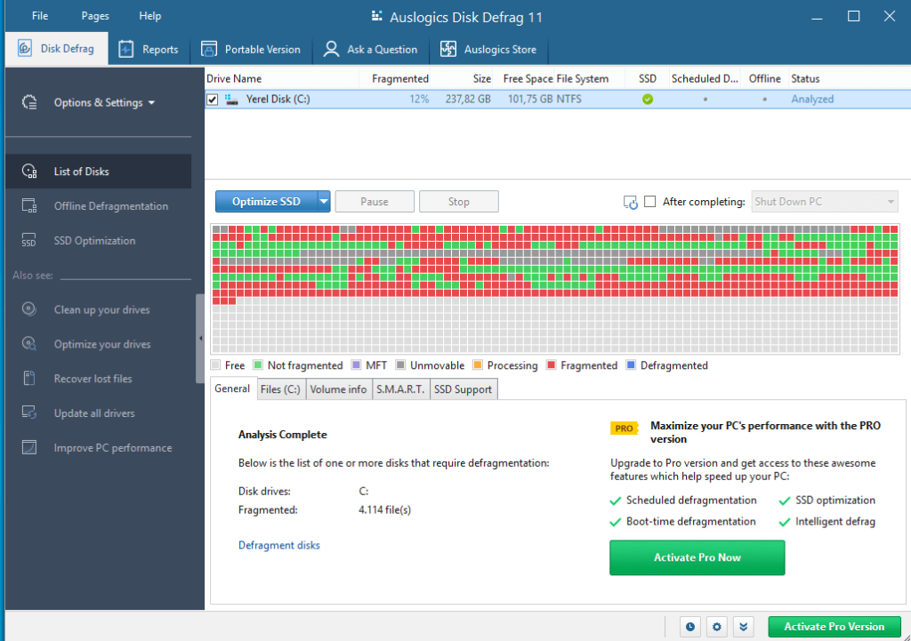 Auslogics Disk Defrag Pro Crack