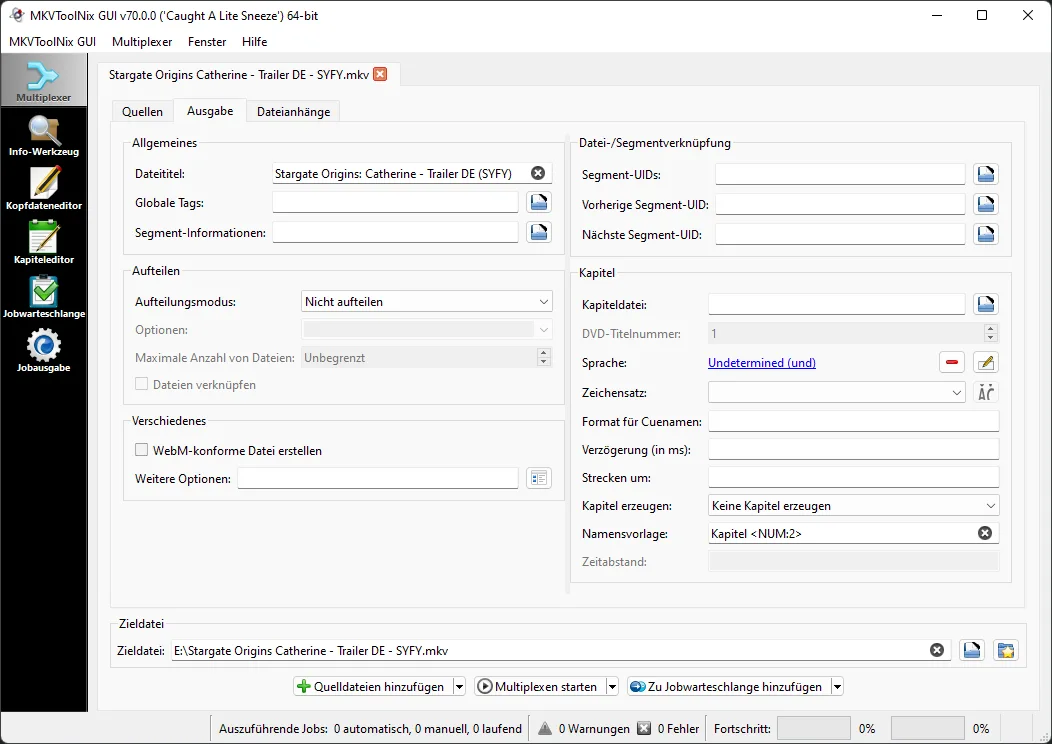 MKVToolnix Free