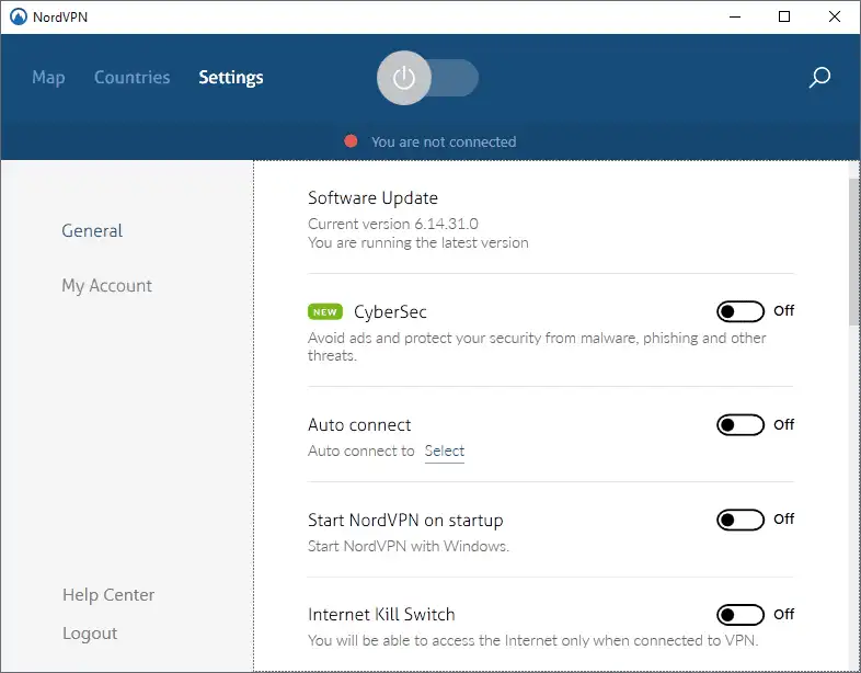 NordVPN latest version Windows