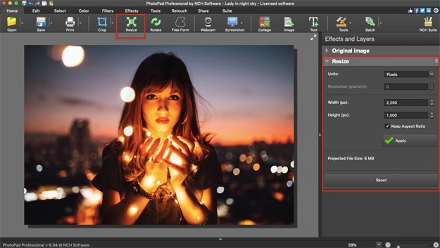 NCH PhotoPad Image Editor Pro