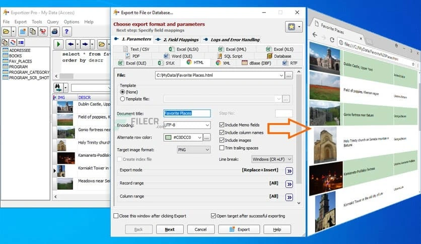 Exportizer Pro Crack